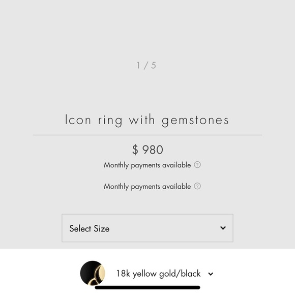 Authentic Gucci Ring - 18karat Gold - Picture 4 of 6